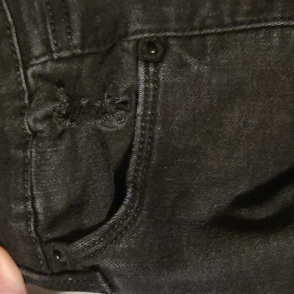 Black size three low rise Mudd jeans - Picture 2 of 7